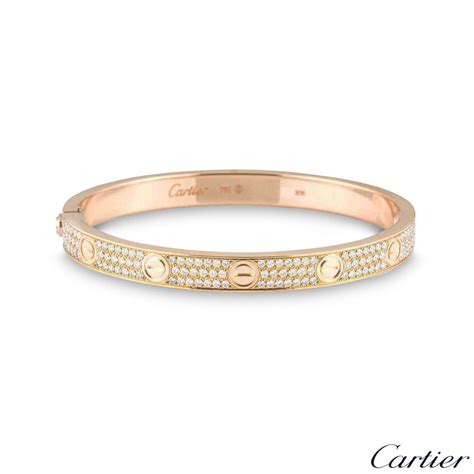 love bracelet diamonds|cartier love bracelet full diamonds.